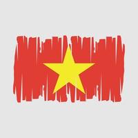 Vietnam bandera vector ilustración