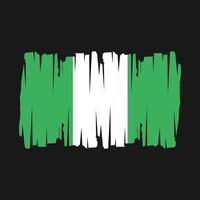 Nigeria Flag Vector Illustration