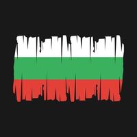 Bulgaria bandera vector ilustración