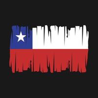 Chile Flag Vector Illustration