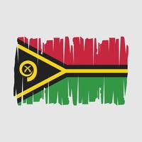 Vanuatu Flag Vector Illustration