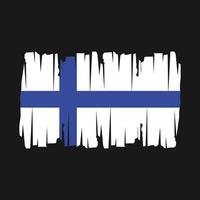 Finland Flag Vector Illustration