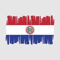 paraguay bandera vector ilustración