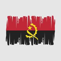 angola bandera vector ilustración