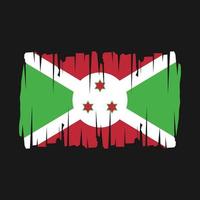 Burundi Flag Vector Illustration