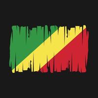 Congo Flag Vector Illustration