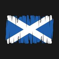 Scotland Flag Vector Illustration