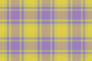 Fabric pattern tartan. Background vector seamless. Check textile plaid texture.