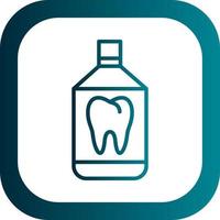 Mouthwash Vector Icon Design