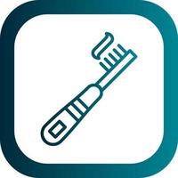 Toothbrush Vector Icon Design