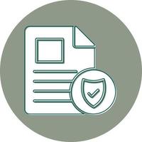 Approved Document Vector Icon