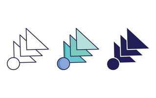 Abstract Shapes icon vector