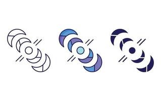 Abstract Shapes icon vector