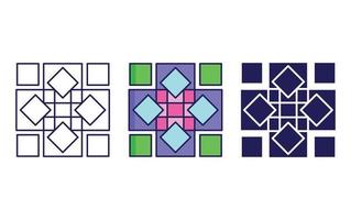 Abstract Shapes icon vector