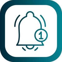 Notification Bell Vector Icon Design