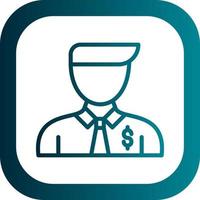 Salesman Vector Icon Design