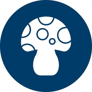 icono de vector de hongo