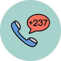 Cameroon Dial code Vector Icon