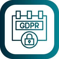 Gdpr Plugin Vector Icon Design