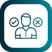 Decision Making Vector Icon Design
