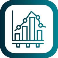 Bar Chart Vector Icon Design