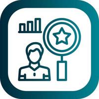 Qualitative Research Vector Icon Design