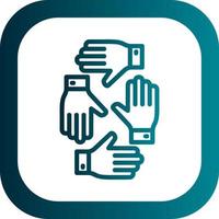Teamwork Vector Icon Design