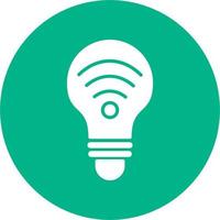 Smart Bulb Vector Icon