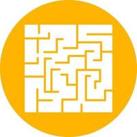 Maze Vector Icon