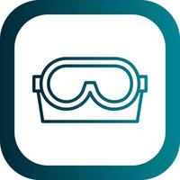 Goggles Vector Icon Design