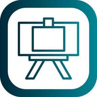 Canvas And Easel Vector Icon Design