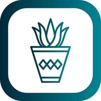 Aloe Vera Vector Icon Design