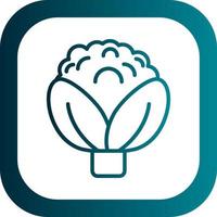 Cauliflower Vector Icon Design