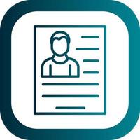 Resume Vector Icon Design