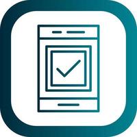 Checkbox Vector Icon Design