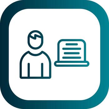 Programmer Vector Icon Design