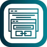 Backlink Vector Icon Design