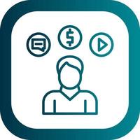 Consumer Behavior Vector Icon Design