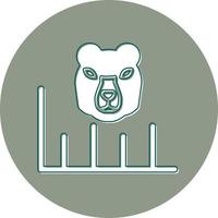 Bear Market Vector Icon