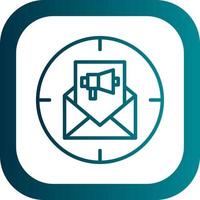 Email Direct Marketing Vector Icon Design