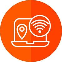 Digital Nomad Hub Vector Icon Design