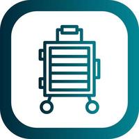 Luggage Vector Icon Design