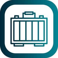 Suitcase Vector Icon Design