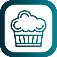 Cupcake Vector Icon Design