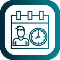 Working Hours Vector Icon Design