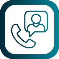 Cold Calling Vector Icon Design