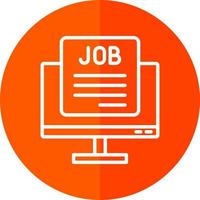 Job Vacancy Vector Icon Design