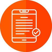 Digital Contract Vector Icon Design