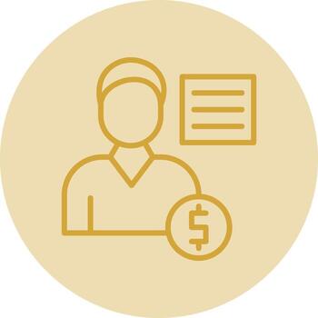 Employee Costs Vector Icon Design