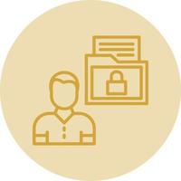 Sensitive Personal Data Vector Icon Design